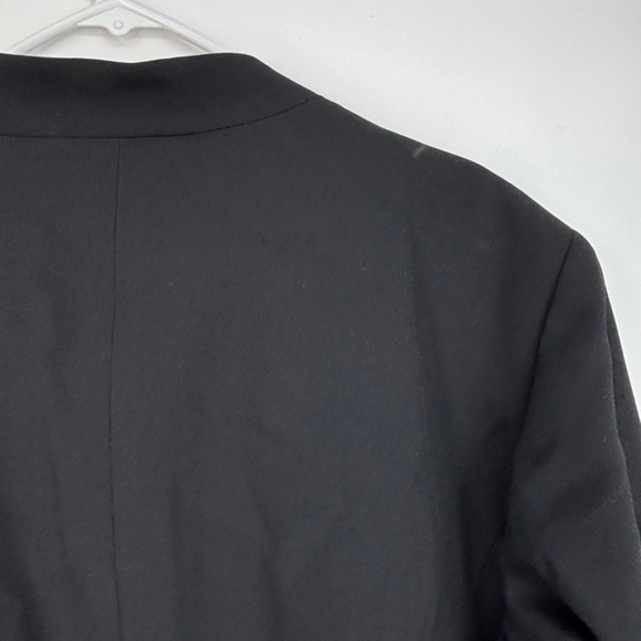 Le Suit Womens 24W Single Button Blazer Slim Fit Pants Suit Black Office Career - Picture 9 of 16